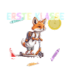 Fuchs Erstklässler Einschulung Schulstart Design