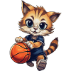 Chaton de basket-ball