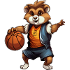 Meerschweinchen Basketballer
