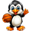 Little Basketball Penguin
