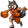 Loup de basket-ball