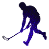 Joueur de floorball Unihockey