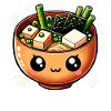 Soupe Miso Cuisine Japonaise Kawaii