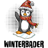 Winterbader Pinguin Eisbader Eisbad