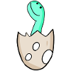 Dinosaur Egg Dino Baby Motif