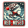 Retro Red Nose Flight