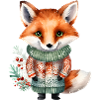 Winterfuchs im Pullover