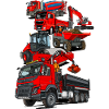 Construction site vehicles