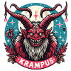 Christmas Krampus Logo