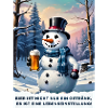 Christmas Snowman Beer 2.6