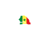 Sénégal Senegal Map Flag Senegalese