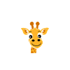 Humour petit bébé girafe