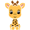 Humour petit bébé girafe