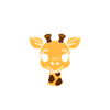 Humour petit bébé girafe