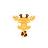 Humour petit bébé girafe