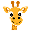 Humour petit bébé girafe