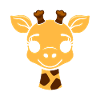 Humour petit bébé girafe