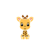 Humour petit bébé girafe