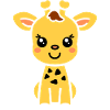 Humour petit bébé girafe