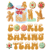 Cookie Baking Team Christmas