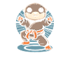 Loutre de karaté