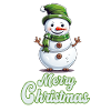Schneemann Fröhliche Weihnachten