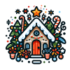 Festive Delight: Christmas House
