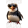 Pinguin Daddy Papa Dad Vater Pinguine Vatertag
