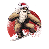 Yeti Team Santa Christmas Squad Abbinamento familiare