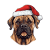 Boerboel Dog Christmas Funny Xmas