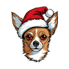 Chihuahua Dog Christmas Funny Xmas