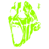 The Screaming Green Monster Man