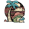 Fantasy Mushroom Palm Island