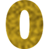 Number 0 Gold