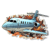 Flugzeug - Illustration