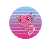Axolotl drôle Axolotl mignon