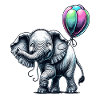 Elephant Balloon Joy