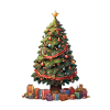 Sapin de Noël avec cadeaux
