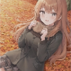 Anime fallen leaves