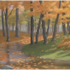 Fall forest print