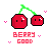 8-bit Berry good print