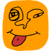 Face Jouer avec la Langue