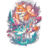Fox Foxes Fantasy Illustration