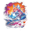Fantaisie oeuvre renard renards