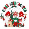 Frohe Weihnachten Wichtel Gnomies