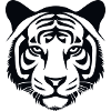 Felin Dschungel-Tigerkopf