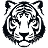 Felin Dschungel-Tigerkopf