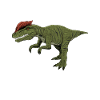 Disegno di Dilophosaurus
