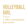 Volleyball Girl Funny Quote