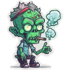 Pause fumée zombie